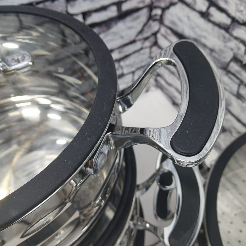 Pack Inox Luxe 15 Pièces + Couscousier 6 Litr